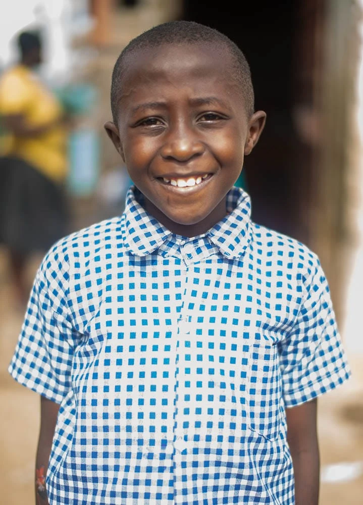 Basile, a sponsored child from Mathare, Nairobi